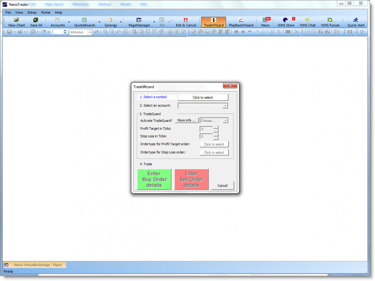 Tradewizard in Nanotrader